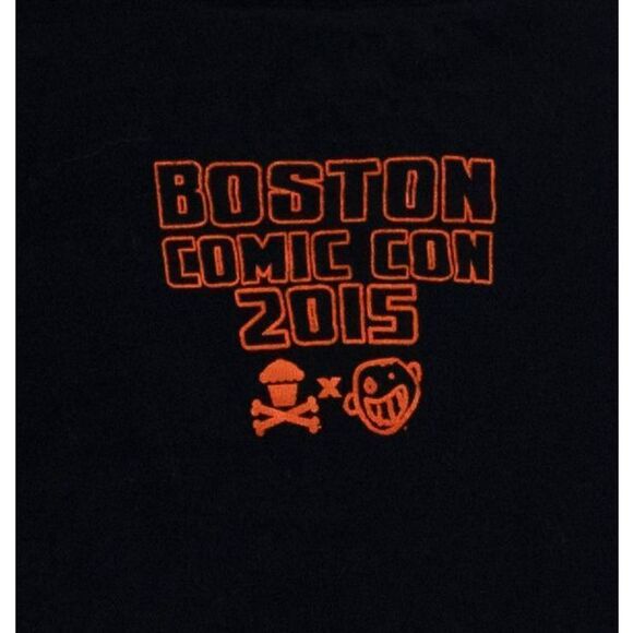 Johnny Cupcakes x Newbury Comics 2015 Boston Comic Con Black T-Shirt Size S - Picture 4 of 7